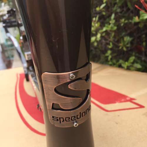 全新 SPEEDONE SOR 鋁合金7005 避震小m輪徑車架