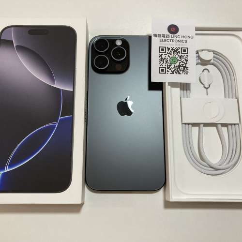 全原裝現貨不議價 iPhone 16 pro 1tb 電池100%外觀全新 (512gb $8500) eSim + 一張...