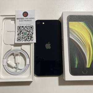 現貨全原裝不議價 外觀全新 iPhone se2 se 2 2020 64gb 電池93% Black 90日保養 wh...