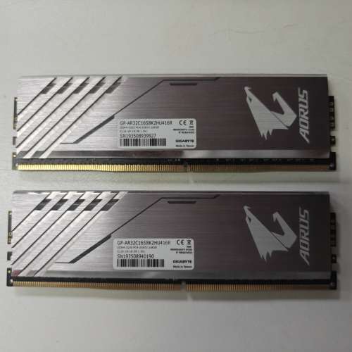 AORUS RGB Memory 16GB (2x8GB) 3200MHz