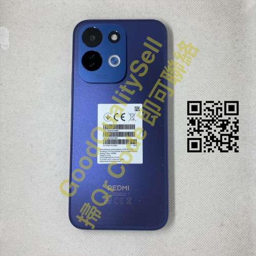 $(1) 99.9% Redmi 17 5G 128GB 藍