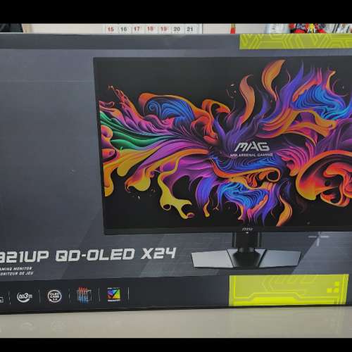 MSI MAG321UP QD-OLED X24 第四代QD-OLED面板32吋4K240Hz電競顯示器