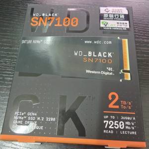 行貨五年保養 WD BLACK SN7100 NVMe SSD 2TB