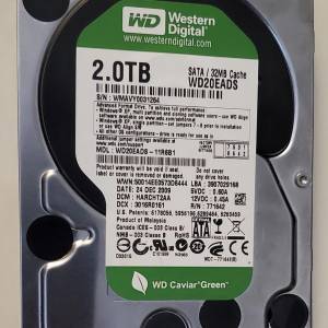 WD Green 2TB HDD 3.5"