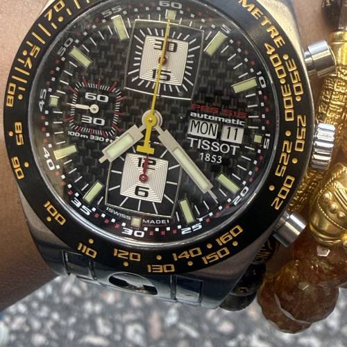 「【經典賽車魂】天梭 Tissot PRS 516 自動計時碼錶