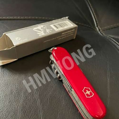 [全新]VICTORINOX HUNTSMAN 91mm袋裝刀（紅色）瑞士製造裝刀 行山適用