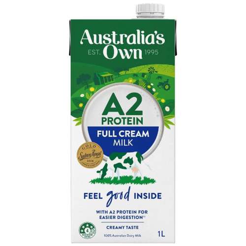 AUSTRALIA'S OWN Ａ２ ＵＨＴ全脂牛奶 1L [全新未開]