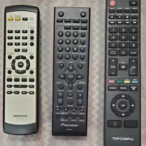 Onkyo, Pioneer, TOPCONPro remote control 搖控器