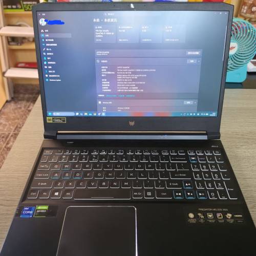 Acer Predator Helios 300 手提電腦 11th I7 3070 512GB+1TB 連原裝火牛