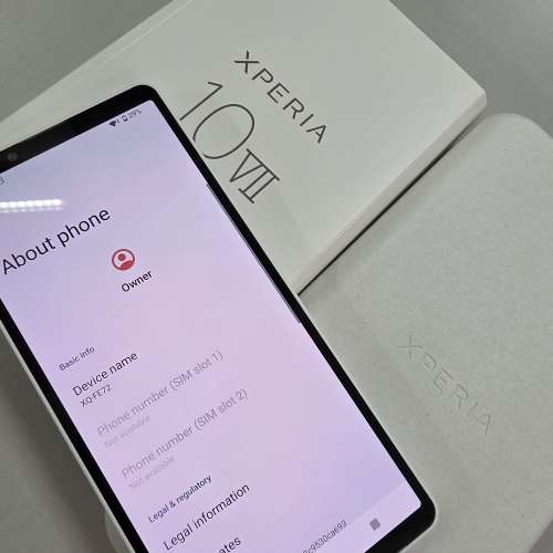 #2817 - Sony Xperia 10 VII 5G (8+128GB) 白色 平行進口 99%新