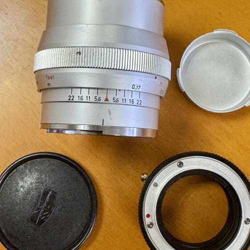 Contarex Zeiss Distagon 25mm F2.8 連 轉 Leica M 轉接環