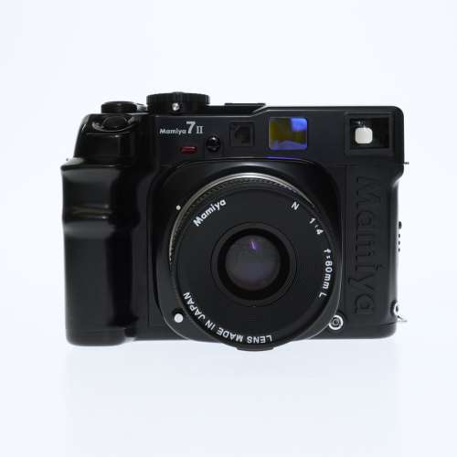 Mamiya 7 II Black Rangefinder Film Camera #1035 w/ Mamiya N 80mm f/4 Lens #1038