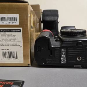 Nikon D700 (HK) 數碼單反相機連Sandisk 8GB卡