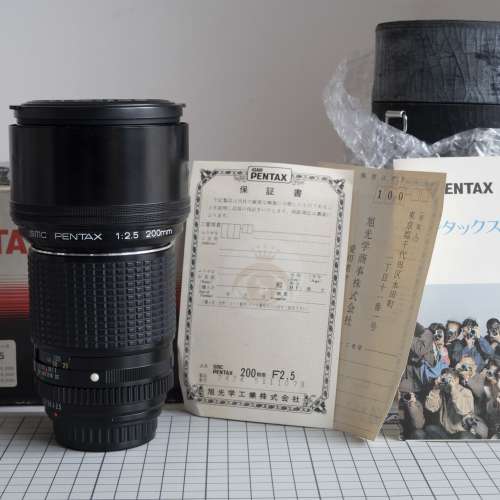 Pentax SMC 200mm f2.5 PK mount 手動鏡