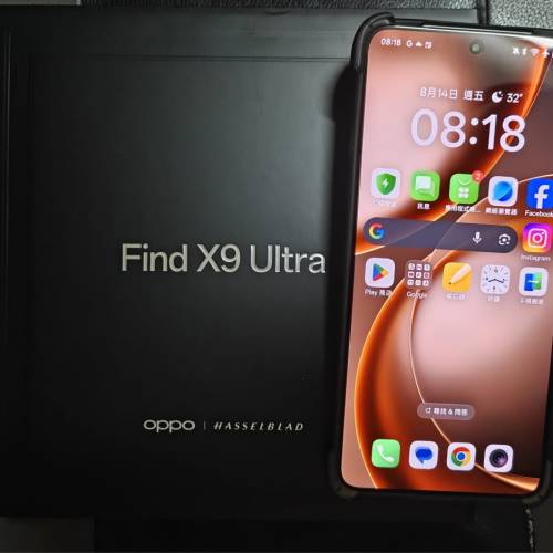 出售港行oppo find x9 ultra 大地苔原色16+1TB版(全套有單有盒有保養完美無花)