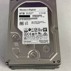 WD Ultrastar DC HC320 8TB HDD 企業級硬碟 (4隻/有原廠保養)