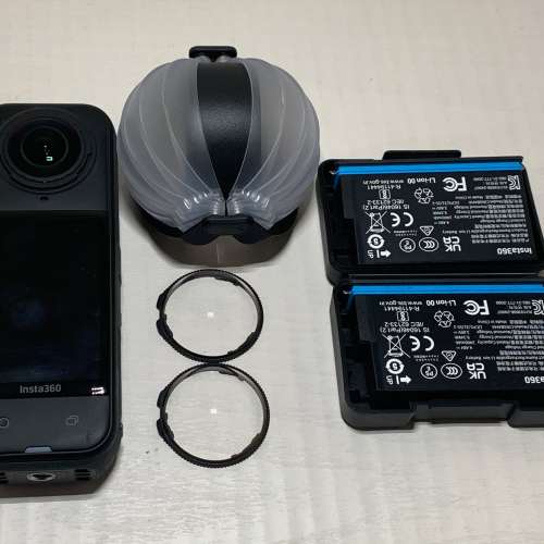 [觀塘實體店] 二手 Insta360 X5 (共2電+可折疊鏡頭蓋+Mon貼) 行貨 *S72441* | Inst...