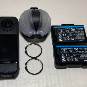 [觀塘實體店] 二手 Insta360 X5 (共2電+可折疊鏡頭蓋+Mon貼) 行貨 *S72441* | Inst...