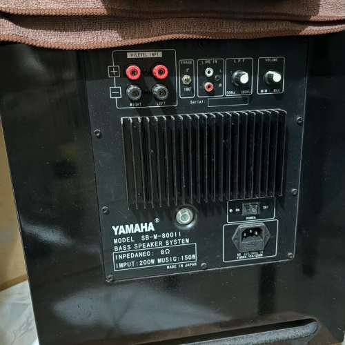 超低音12吋yamaha sb m800ll