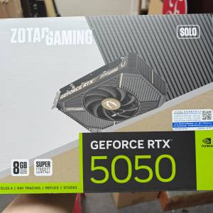 ZOTAC GAMING GeForce RTX 5050 SOLO 8GB GDDR6 ITX 顯示卡
