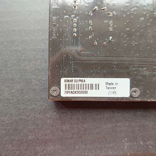 (PCI版本) ASUS Xonar D2 音效卡