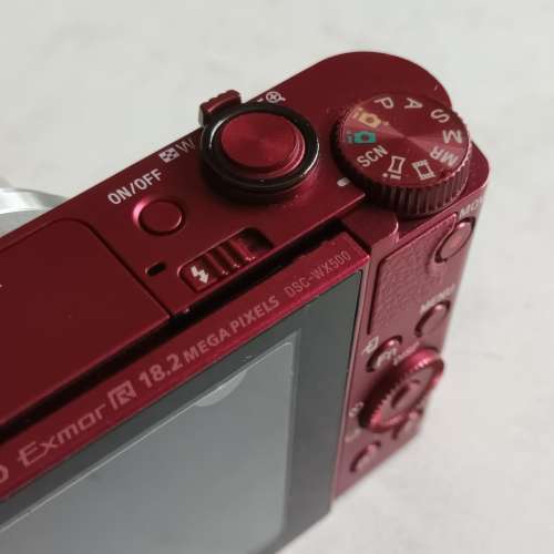 【壞機】Sony DSC-WX500 紅色 (Zeiss 30x變焦 / 180度翻轉屏)