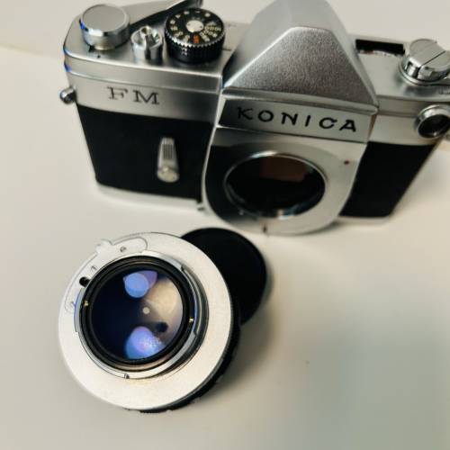 Konica FM & Konishiroku Hexanon 52mm f1.4