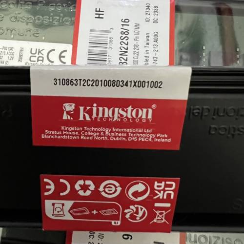 全新Kingston金士頓DDR4 16G 3200終身保養