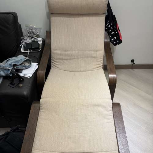 IKEA PO&Auml;NG 梳化椅連腳踏