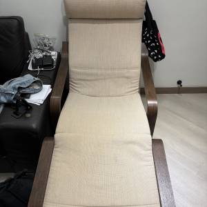 IKEA PO&Auml;NG 梳化椅連腳踏