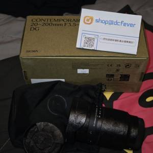 98%新 Sigma 20-200mm F3.5-6.3 DG Contemporary for Sony E-mount 行貨長保養至20...