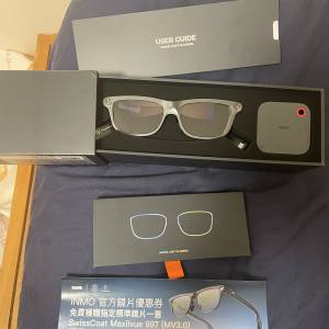 全新Inmo go3  AI 智能眼鏡（包配度數鏡片，適合近視用家）, 面交only