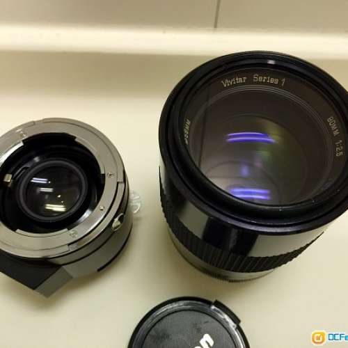 Vivitar Series1 - 90mm f2.5 Macro for Nikon 接環 連1:1 Macro adapter.
