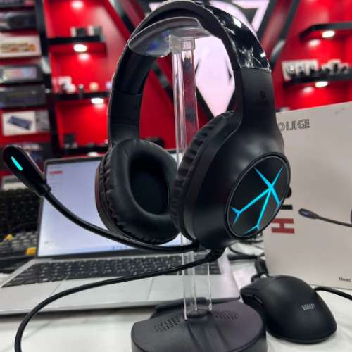 【全新未拆】機械革命 JIGE H100 頭戴式有線耳機｜USB 7.1聲道遊戲競技｜連麥語音辦公
