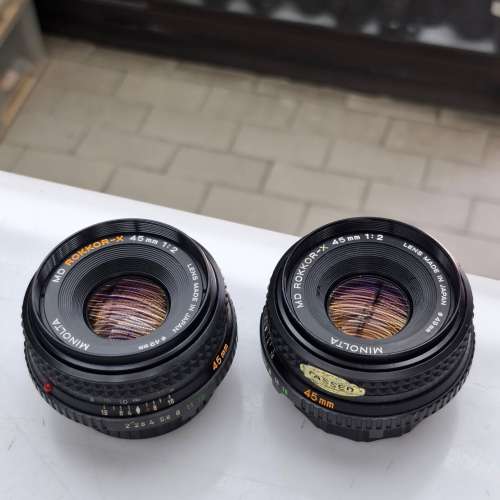 MINOLTA MD ROKKOR-X 45MM F2