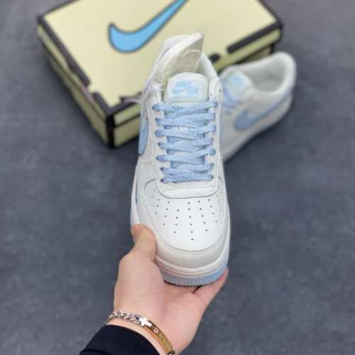 Nike Air Force 1 空軍一號白藍小勾｜清爽復古低幫板鞋