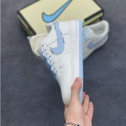 Nike Air Force 1 空軍一號白藍小勾｜清爽復古低幫板鞋