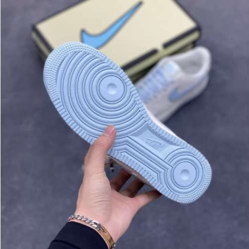 Nike Air Force 1 空軍一號白藍小勾｜清爽復古低幫板鞋