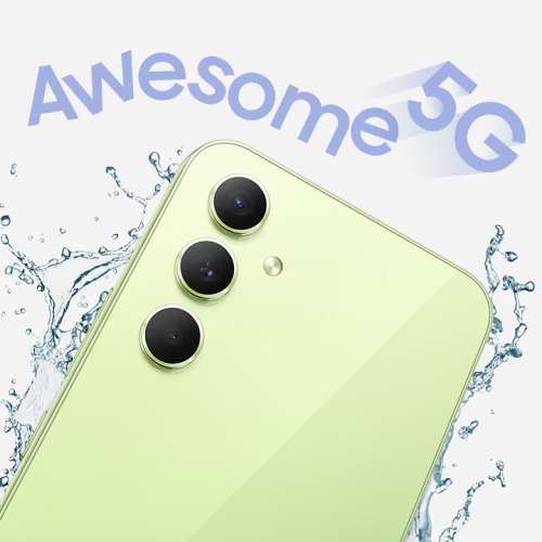 $(1) 95% Samsung A54 5G 8+256gb 琉璃青 港行 淨機