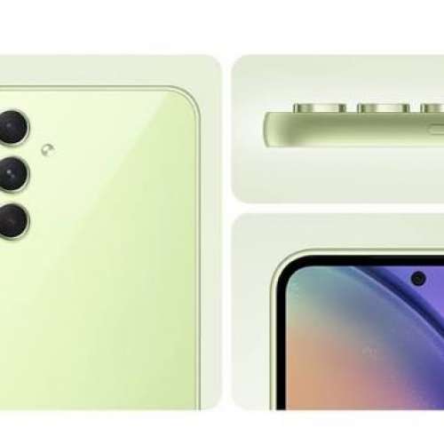 $(1) 95% Samsung A54 5G 8+256gb 琉璃青 港行 淨機