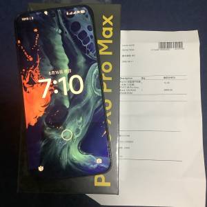 poco x8 pro max 港行 12+256 黑