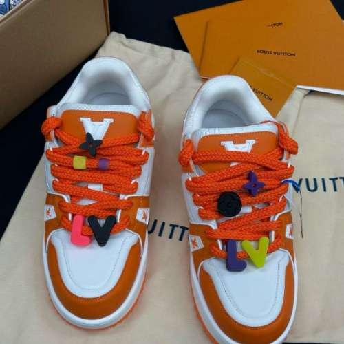 LV Trainer Low-top Orange Sneaker/lv trainer/sneaker/lv sneakers/louis vuitton s