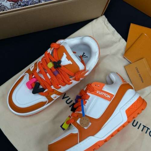 LV Trainer Low-top Orange Sneaker/lv trainer/sneaker/lv sneakers/louis vuitton s