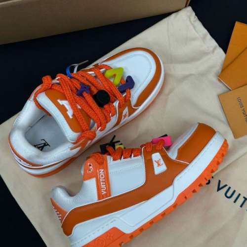 LV Trainer Low-top Orange Sneaker/lv trainer/sneaker/lv sneakers/louis vuitton s