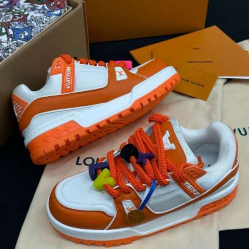 LV Trainer Low-top Orange Sneaker/lv trainer/sneaker/lv sneakers/louis vuitton s