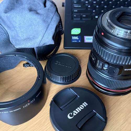 Canon EF 24-105mm f/4L IS USM Lens with Accessories