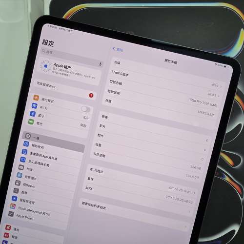#2840 - Apple iPad Pro 13吋 (M4) (2024) Wi-Fi 256GB 灰色 99%新