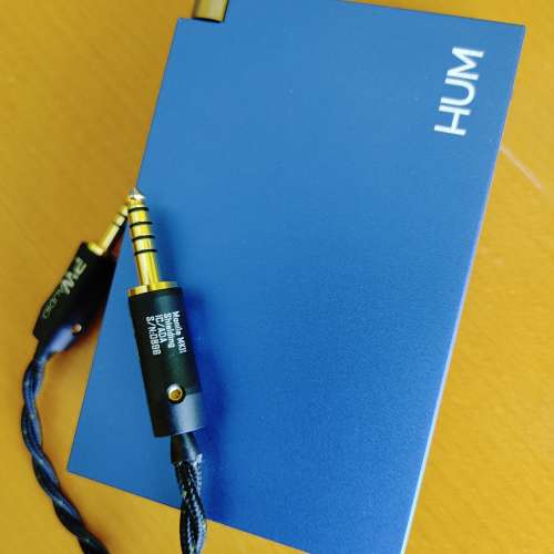 九成九新HUM MA-1S 4.4mm SINGLE-END AMP+PW MONILE MK II SHIELDING 4.4 TO 4.4 C...