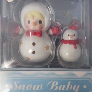 未拆封 Popmart Sweat Bean 聖誕版 Snow Baby 雪人 手辦