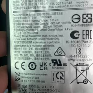 Samsung A22. 拆機原裝電池一片。